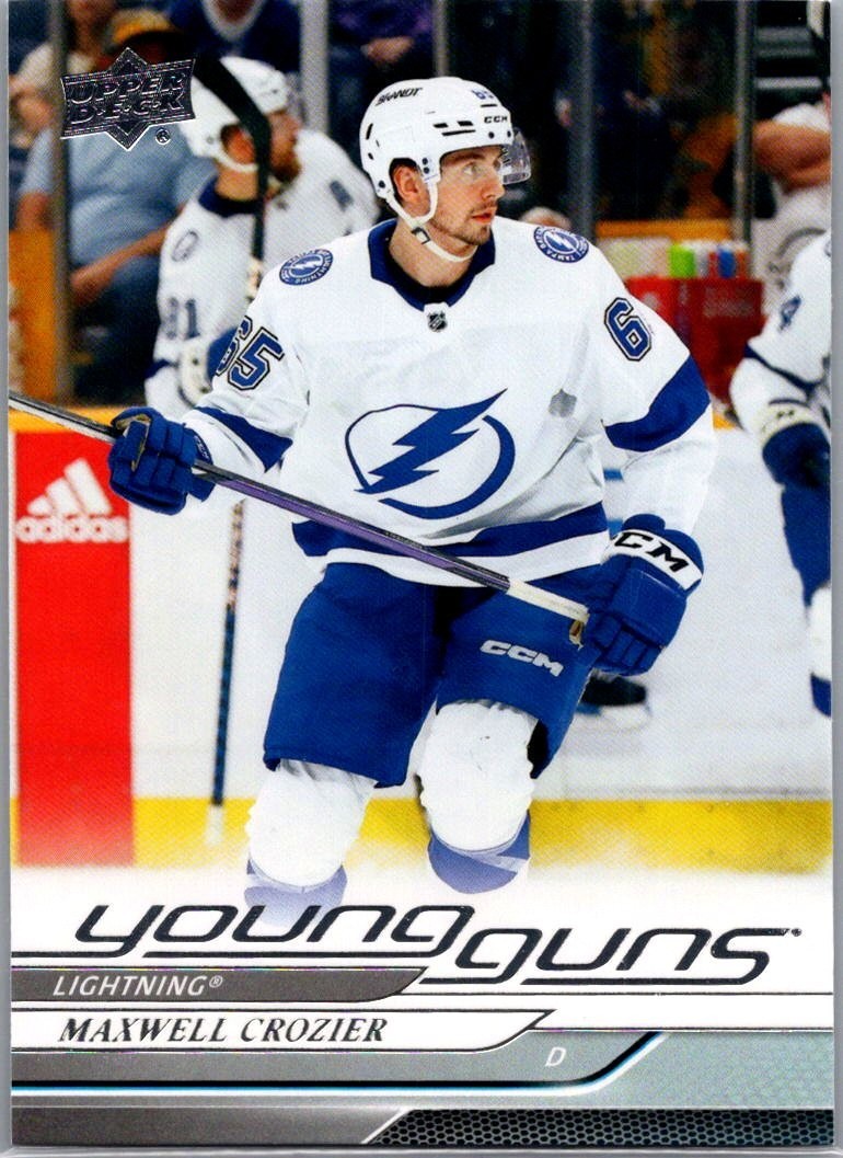 2024-25 Upper Deck Maxwell Crozier #218 Young Gun