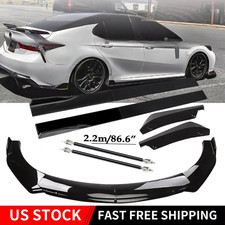 For Camry Se Xse 2018-20 Front Bumper Lip Spoiler Side Skirts Rear Lip