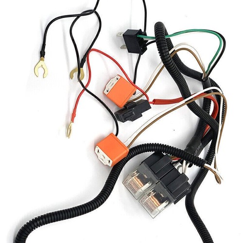 Professional H4/9003 Headlight Booster Wire Harness Connector Relay Fuse Socket - Picture 3 of 7