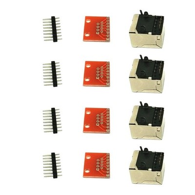 4-teiliges Steckverbinder-PCB- Und Breakout-Board-Kit Überprüfen Sie, Ob