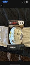 Wilson NFL Los Angeles Rams Autograph Signature White Football