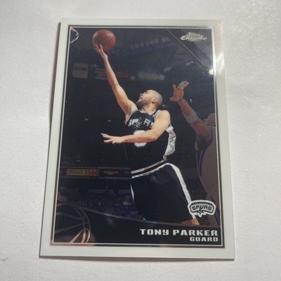 Tony Parker 2009-10 Topps Chrome 659/999 #85 San Antonio Spurs NBA