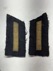 Civil War Military Uniform Rank Insignia Stripes Pair – Gold Bullion Embroidery