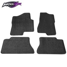 Fits 99-06 Chevrolet Silverado Floor Mats Carpet Front Rear Dark Grey Nylon