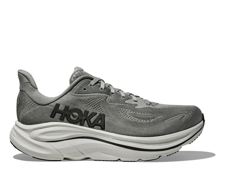 HOKA ONE ONE CLIFTON 10 MEN'S SHOES GALACTIC GREY ASTEROID 1162030-GYST