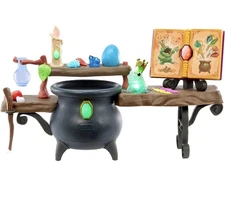 Little Tikes Magic Workshop Table With Cauldron Frog Spellbook Potions And Wand