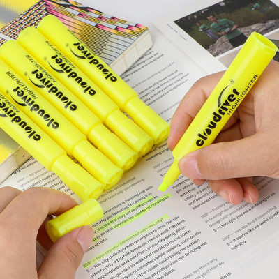 Highlighters Bulk 78 Pack Yellow Highlighter Chisel Point Quick Drying Ink Shop