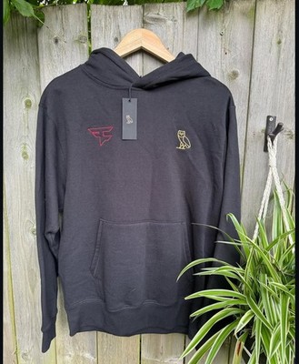 Octobers Very Own x FaZe Clan Glow Hoodie Black Size Mens Small