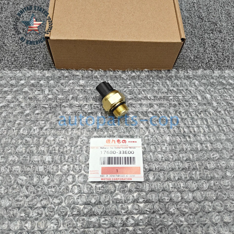 Heat Sensor Switch for Suzuki 17680-33E00 Thermal Switch,Fan Radiator Foto 3 de 4
