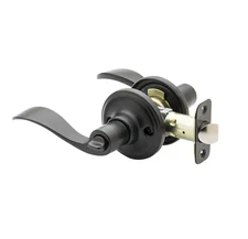 *New* Copper Creek Waverlie Black Privacy Bed/Bath Door Handle (WL2230BC)
