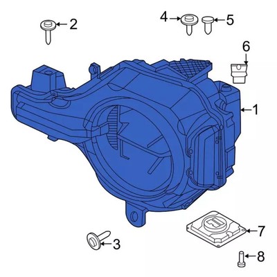 Genuine Ford Composite Assembly P2DZ-13008-D