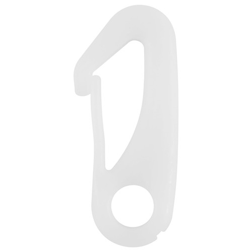 HO-SFSM Lot De 100 Clips Mousquetons Pour Mât De Drapeau - Accessoires Métal Argent Résistants Pour Drapeaux Et Corde à Linge
