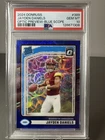 2024 Donruss Rated Rookie Jayden Daniels Optic Preview Blue Scope RC PSA 10