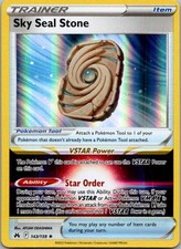 Sky Seal Stone 143/159 Holo Rare Crown Zenith Pokemon Near Mint