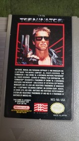 The Terminator and Terminator 2 Nintendo NES Authentic Cartridges In Great Shape