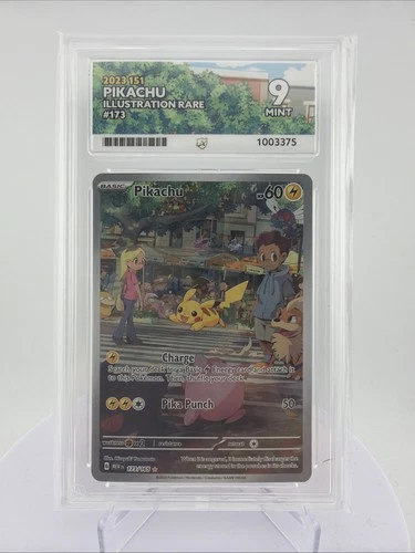 Pikachu - 151, 173/165 - Ace 9 Graded - English