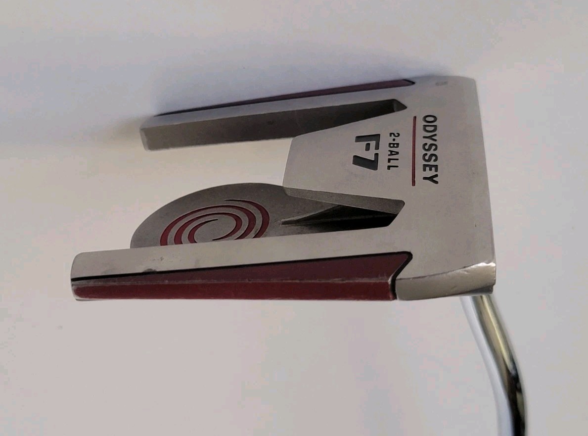 Odyssey White Hot 2-Ball F7 True Temper Steel Shaft Putter Mens LH