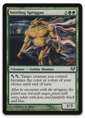 Swirling Spriggan #76 (LP) Eventide EVE Magic MTG