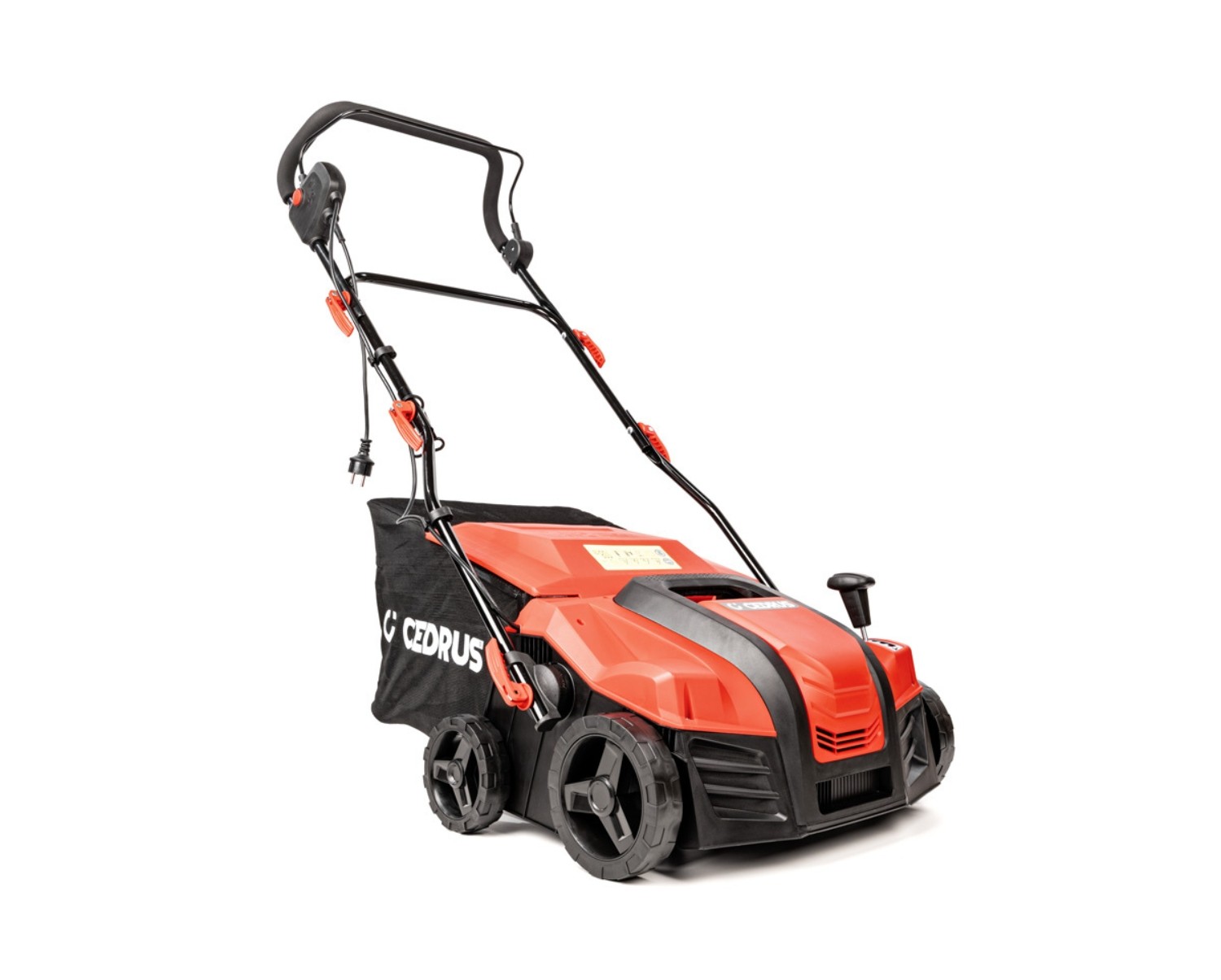 CEDRUS CEDWE40 Elektro-Vertikutierer 2000 W 40 cm Rasenlüfter 20 Messer 55 l