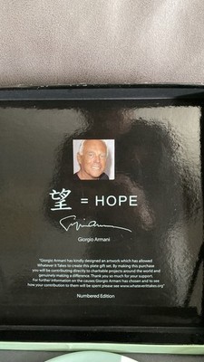 Giorgio Armani What Ever it Takes Numbered Edition Porzellanteller - Hope E784