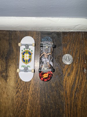 Tech Deck Lot of 2 Skateboards - Santa Cruz Guzman + Plan B Felipe Brazil