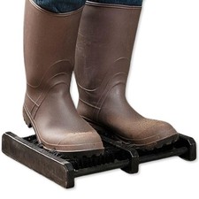 Jobsite Boot Scraper - Outdoor Shoe Scrubber Cleaner Brush One Size, 1 Pack