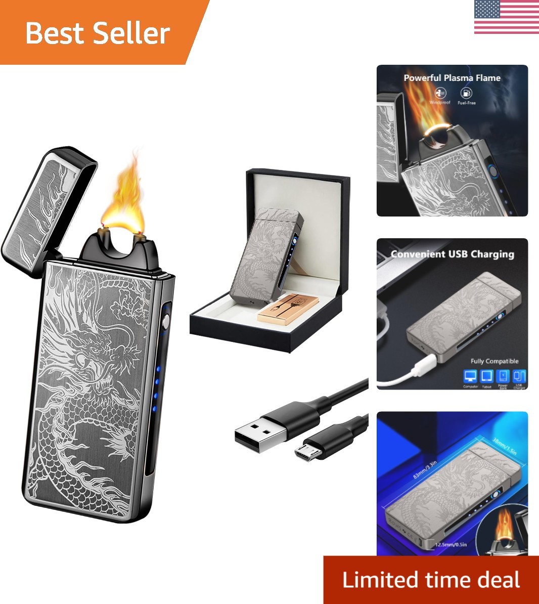 With Efficient Ignition And Led Power Indicator
