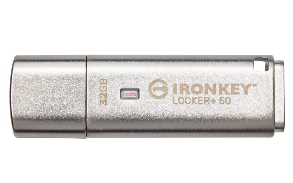 Ironkey Locker+ 50 32GB Encrypted USB Flash Drive | USB 3.2 Gen 1 | XTS-AES P... - Image 2 of 4