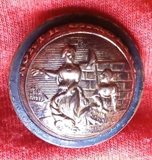 NORTH CAROLINA CONFEDERATE STAFF OFFICER CIVIL WAR COAT BUTTON RARE RICHMOND BM