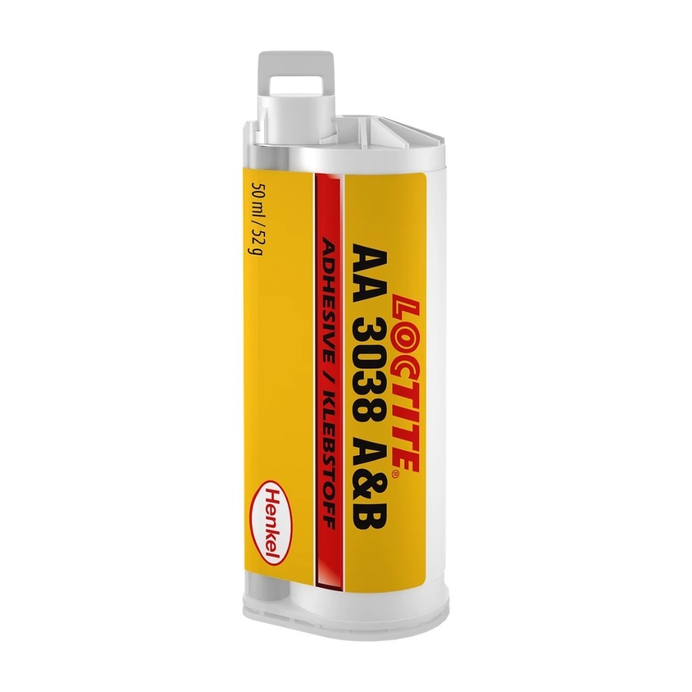 Loctite AA 3038 adhésif acrylique plastique jaune 50ml pour réparer sans visser