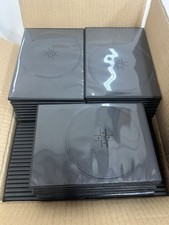 7mm Black Double 2 Discs DVD Case Lot of 10.
