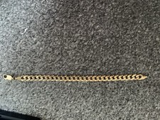 Solid 9ct Gold Curb Bracelet