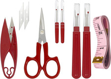 Sewing Seam Ripper Set Thread Remover Kit with Scissors  Tape Measure