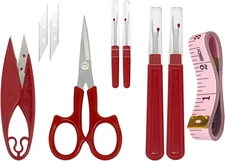 Sewing Seam Ripper Set Thread Remover Kit with Scissors & Tape Measure