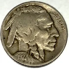 1927-P Buffalo Nickel 5C Fine (F) FULL DATE Philadelphia Actual Coin Shown -2117