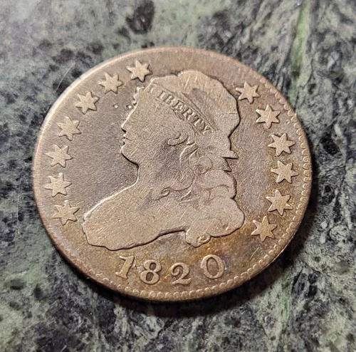 1820-P Capped Bust Quarter — photo from another recent sale