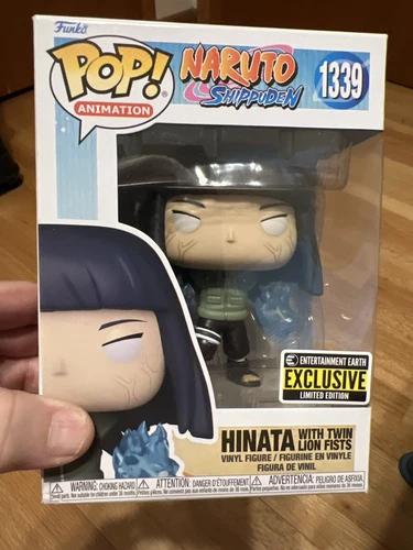 Funko Pop! Naruto Shippuden Hinata w/ Lion Fists #1339 New In Box EE exclusive