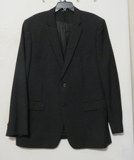 John Varvatos Blazer Men 46L Gray Worsted Wool Single Needle Delancy SB MINT 