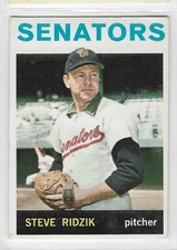 1964 Topps #92 STEVE RIDZIK Washington Senators (Excellent) **free shipping**