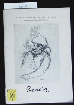 Pierre-Auguste Renoir : 1841 - 1919 ; Radierungen und Lithographien ; Sammlung F