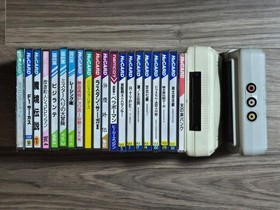 NEC PC Engine Console Set 23 Game HuCARD Lot Doraemon R-Type Ninja Warriors JP