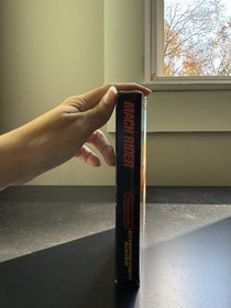 Nintendo NES Mach Rider Game Black Box With Manual Test Market Rare