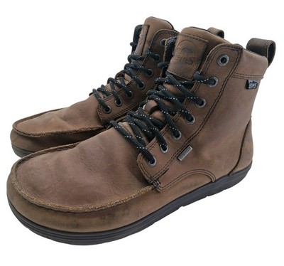 Lems Boulder Boot Waterproof Boots Mens Size 10.5 Brown Leather Chukka Ankle