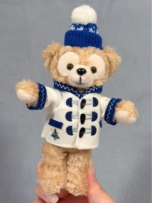 Duffy 2018 Its Christmas Time Plush Badge  FaceSelected, DisneySea,