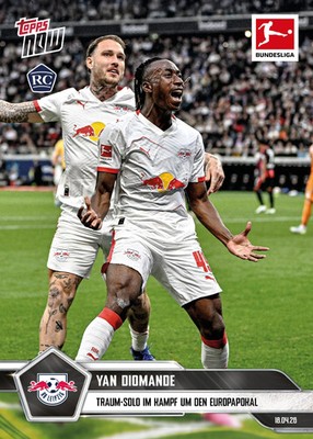 2025-26 Bundesliga Topps NOW #174 - Yan Diomande RC - Traum Solo