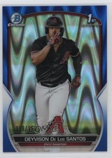 2023 Bowman Chrome Prospects Blue RayWave Refractor Deyvison De Los Santos 0rm0