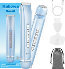 2 in 1 Bikini Trimmer for Women Dual Head Electric Razors IPX7 Wate...