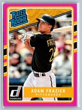 2017 Donruss #223 Adam Frazier Donruss Rated Rookies Pink Border #/25