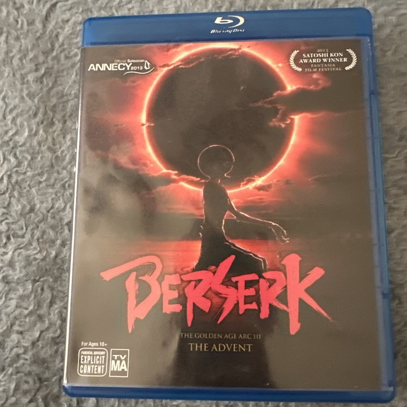 Berserk The Golden Age Arc III The Advent Blu-ray 2013 Special Edition