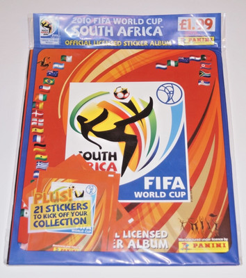PANINI South Africa 10 WC 2010 - New/sealed UK Edition empty album starter pack